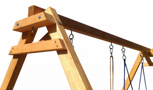 Качели детские Р911-19, коричневый. Фото №5