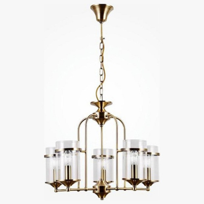 Подвесная люстра Eurosvet Consul 60040/5 античная бронза. Фото №2