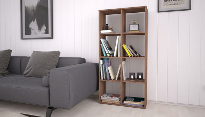 Стеллаж Polini Home Smart, коричневый. Фото