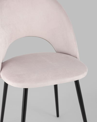 Стул Меган велюр светло-розовый. Фото №9