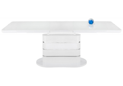 Стол стеклянный Plas 140 super white. Фото