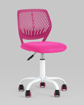 Кресло компьютерное детское Анна ярко-розовый. Фото №3