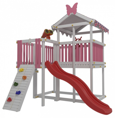 Комплекс игровой ДК4Р, розовый, серый фото Комплекс игровой ДК4Р, розовый, серый. Фото №7
