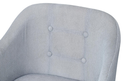 Стул DC-9505 серо-голубой/черный. Фото №3