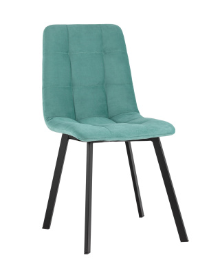 Стул Oliver Square велюр мятный. Фото