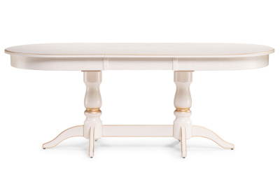 Стол деревянный Красидиано 150 слоновая кость / золото. Фото №3