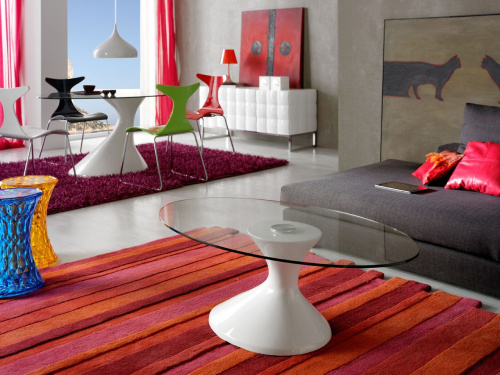 Стол журнальный DUPEN CT-200 белый. Фото №4