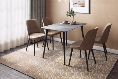 Олимп 1 Стол (обеденный) камень темный/венге фото Олимп 1 Стол (обеденный) камень темный/венге. Фото №2