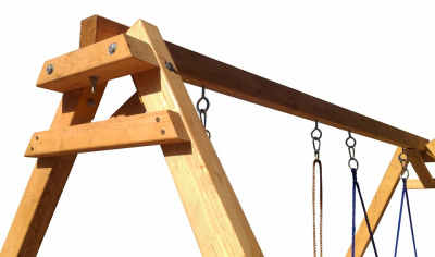 Качели детские Р911-28, коричневый фото Качели детские Р911-28, коричневый. Фото №5