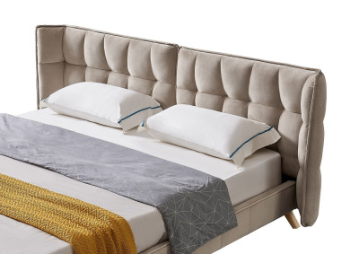 Кровать HUSK 8705 бежевая фото Кровать HUSK 8705 бежевая. Фото №5