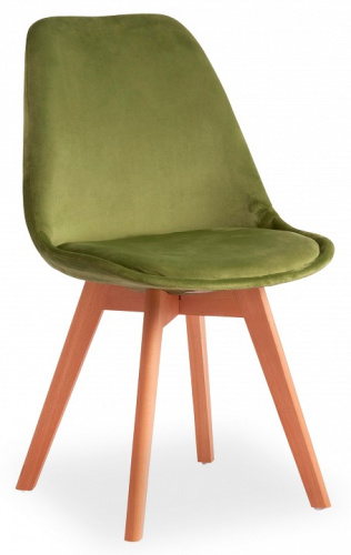 Стул Secret De Maison TULIP SOFT (mod. 74) вельвет/дерево , 54 х 47 х 83 см , зеленый (HLR 54)/натуральный (поставляется по 4 шт) фото Стул Secret De Maison TULIP SOFT (mod. 74) вельвет/дерево , 54 х 47 х 83 см , зеленый (HLR 54)/натуральный (поставляется по 4 шт). Фото №1