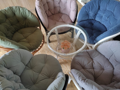 Подушка на кресло "Багама" авторская (однотонная) фото Подушка на кресло "Багама" авторская (однотонная). Фото №3