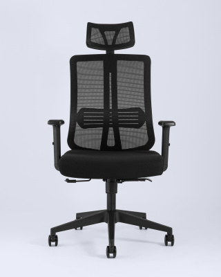 Кресло руководителя TopChairs Post черное фото Кресло руководителя TopChairs Post черное. Фото №5