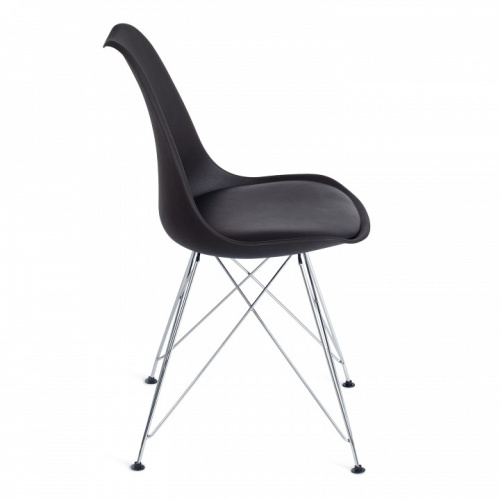 Стул TULIP IRON CHAIR (mod.EC-123) металл/пластик, 54,5*48*83,5см, черный (поставляется по 4 шт). Фото №2