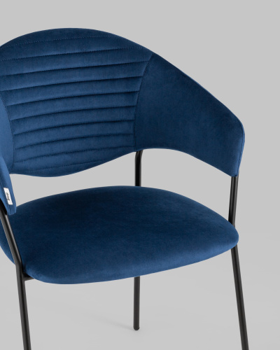Стул Алексис велюр синий. Фото №9