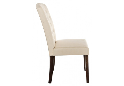 Стул деревянный Menson dark walnut  / fabric cream. Фото №4