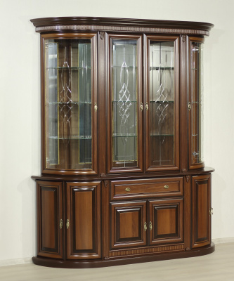 Витрина 4-х дверная Милан 1 фото Витрина 4-х дверная Милан 1. Фото