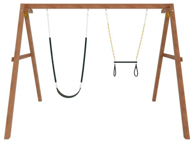 Качели детские Р911-25, коричневый фото Качели детские Р911-25, коричневый. Фото №4