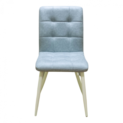 Стул Доби (Каркас (белый 9016 матовый) тк. коллекции Safari голубой 020) фото Стул Доби (Каркас (белый 9016 матовый) тк. коллекции Safari голубой 020). Фото №2