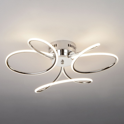 Потолочная люстра Eurosvet Lozanna 90083/3 хром 63W. Фото №2