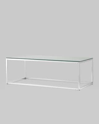 Журнальный стол 120*60 ТАУН серебро. Фото №3