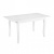 Стол раскладной Гефест/Hephaestus (mod. MEC T-421E) дерево гевея/мдф, 80х120+30х76см, pure white (белый 2-1). Фото №2