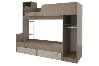 Кровать двухъярусная Юта СТЛ.359.12,бежевый фото Кровать двухъярусная Юта СТЛ.359.12,бежевый. Фото №3