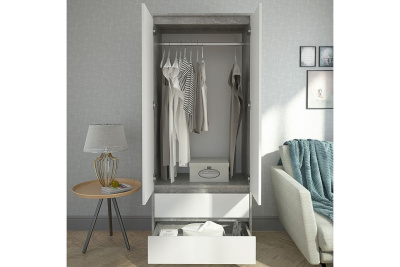 Шкаф платяной Биллунд,белый фото Шкаф платяной Биллунд,белый. Фото №5