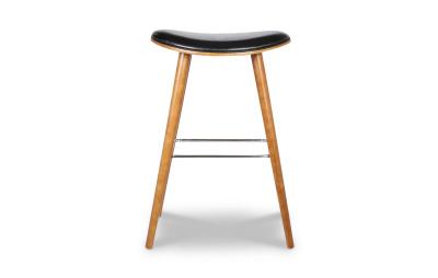 Стул полубарный JY1730-65 черный/орех фото Стул полубарный JY1730-65 черный/орех. Фото №4