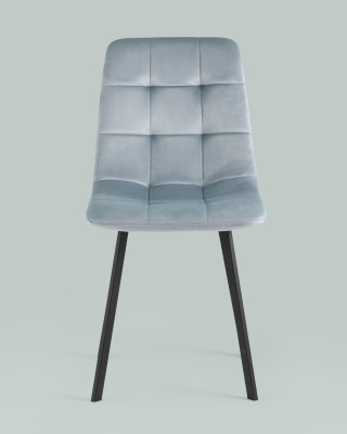 Стул Chilly велюр серо-голубой. Фото №5