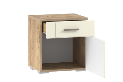 Тумба прикроватная Livorno НМ 013.62 Софт Панакота, Дуб Бунратти фото Тумба прикроватная Livorno НМ 013.62 Софт Панакота, Дуб Бунратти. Фото №2