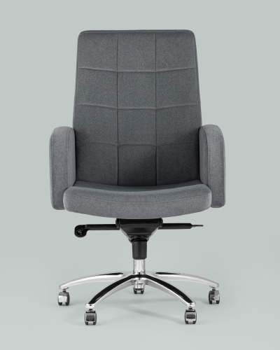 Кресло руководителя Лансет микровелюр темно-серый фото Кресло руководителя Лансет микровелюр темно-серый. Фото №5