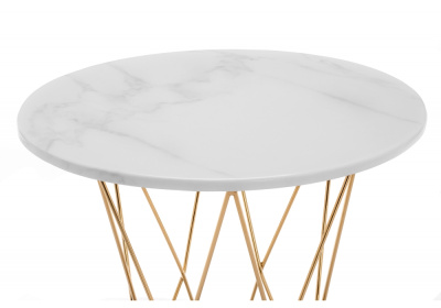 Стол Melan white / gold фото Стол Melan white / gold. Фото №3