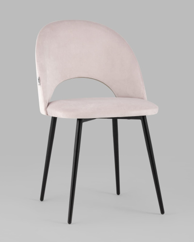 Стул Меган велюр светло-розовый. Фото №3