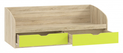 Акварель НМ 008.63-01 М2 Кровать Лайм, Дуб Сонома. Фото