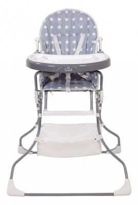 Стул для кормления Polini kids 252 Звезды, серый. Фото №3