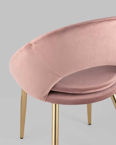 Стул Кензи пыльно-розовый фото Стул Кензи пыльно-розовый. Фото №9