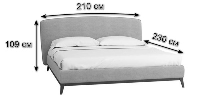 Кровать с ортопедическим основанием и ящиком 1.8 Сканди Лайт_Беж фото Кровать с ортопедическим основанием и ящиком 1.8 Сканди Лайт_Беж. Фото №3