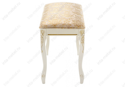 Стул деревянный Валентино патина золото / бежевый. Фото №3