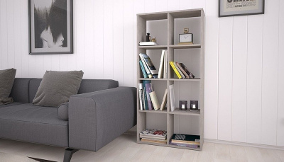 Стеллаж Polini Home Smart, серый. Фото