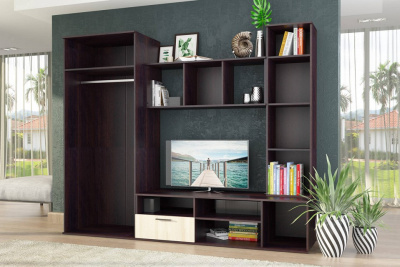 Мелани СТЛ.319.00 Стенка Дуб феррара/Ясень шимо светлый. Фото