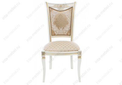 Стул деревянный Mariano молочный патина фото Стул деревянный Mariano молочный патина. Фото №3