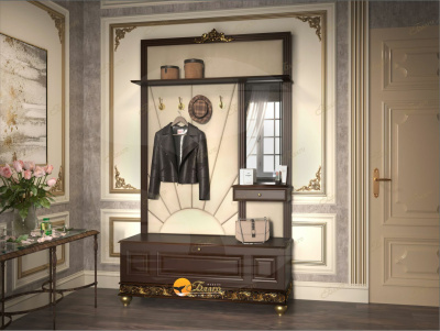 Прихожая на круглых ножках (с панелью Солнце) Б9.3 фото Прихожая на круглых ножках (с панелью Солнце) Б9.3. Фото №2