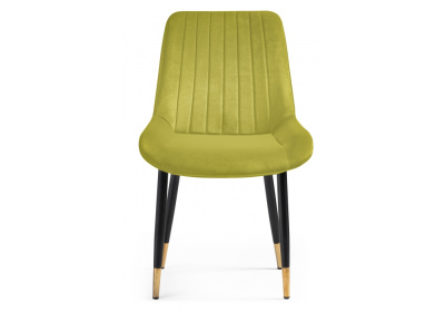 Стул Seda 1 khaki / gold / black. Фото №2