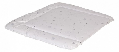 Матрас пеленальный Polini kids French Teddy, белый. Фото №3