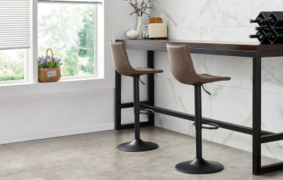 Стул барный CQ-8280E-P коричневый 2075. Фото