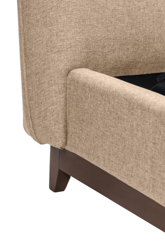 Кровать с ортопедическим основанием и ящиком Сканди Лайт 1.6 Бежевый. Фото №6