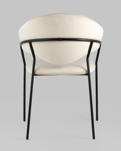 Стул Алексис велюр бежевый. Фото №6