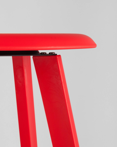 Стул полубарный Меган велюр черный. Фото №7