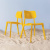 Стул Dario yellow/yellow фото Стул Dario yellow/yellow. Фото №8